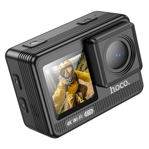 Екшен камера HOCO DV102 4K anti-shake sports camera Black 00-00077069 фото