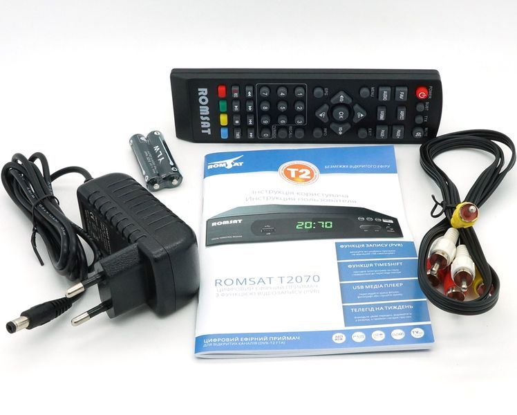 Romsat T2070 5V и ЭФИРНАЯ АНТЕННА БЕСПЛАТНО. АКЦИЯ!!! 48980 фото