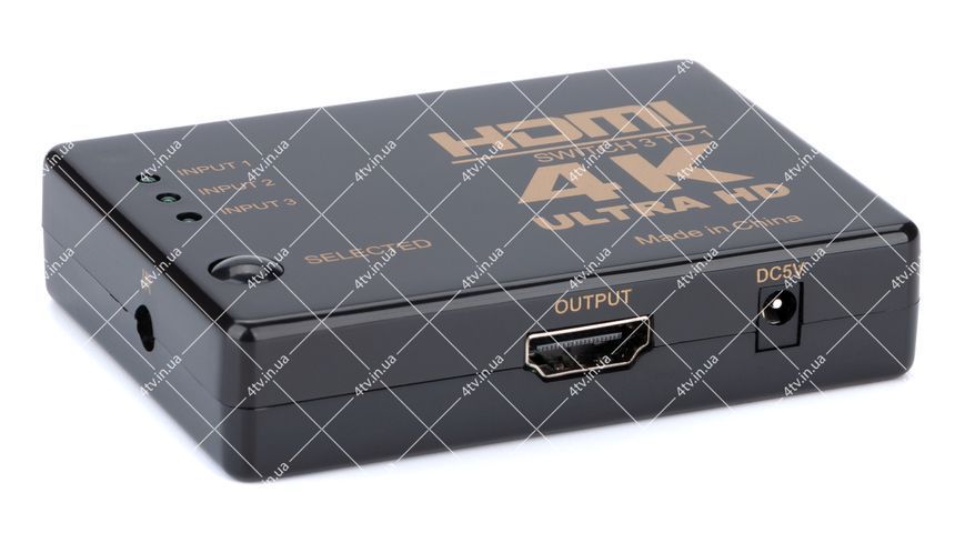 Перемикач SWITCH HDMI SY-301 3 port MINI з ІЧ-пультом 42592 фото