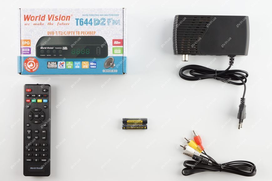World Vision T644D2 Fm DVB-T2 50333 фото