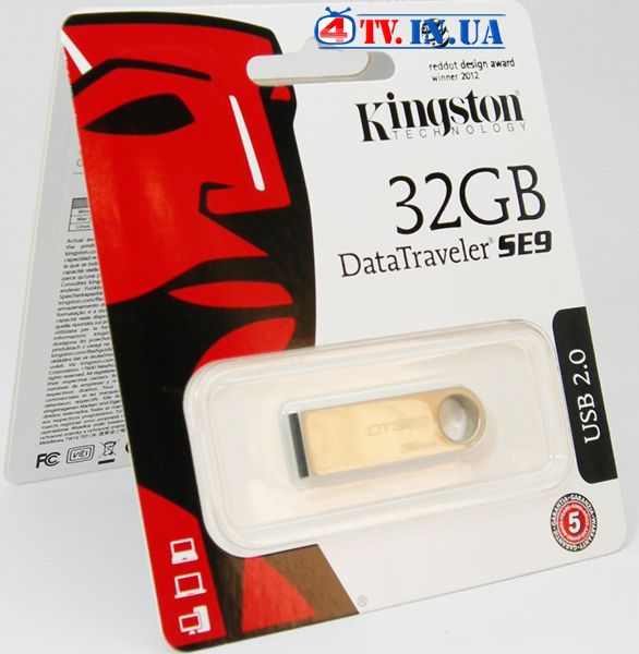 Накопичувач Kingston 32GB DataTraveler SE9 Silver USB 2.0 48662 фото