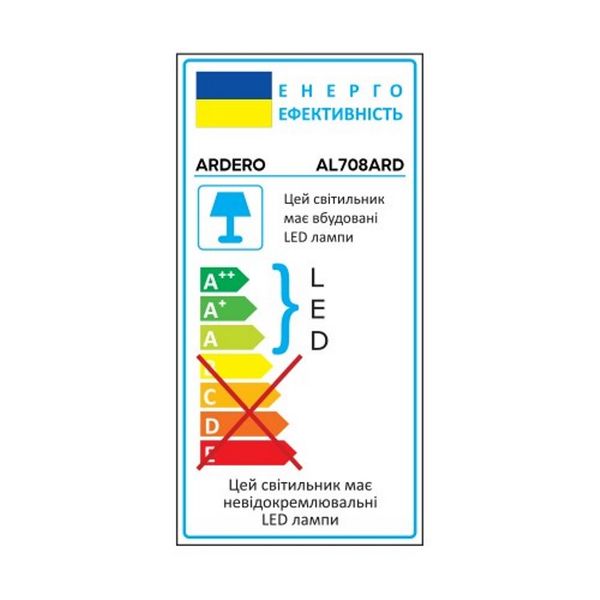 Світильник LED світлодіодний накладний Ardero AL708ARD 32W 3200lm 5000K IP20 50295 фото