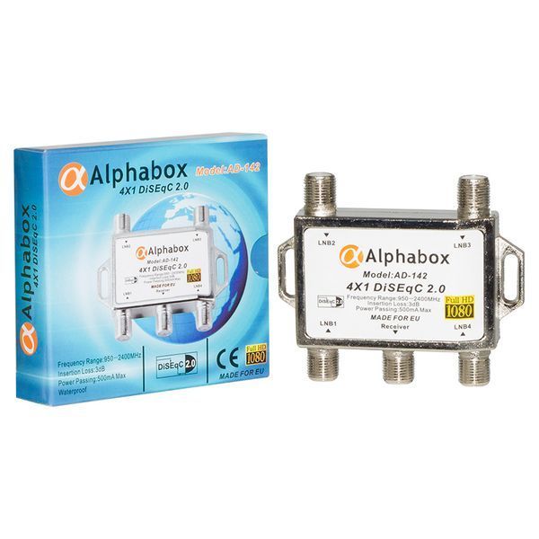 DiSEqC 4х1 Alphabox AD-142 40733 фото