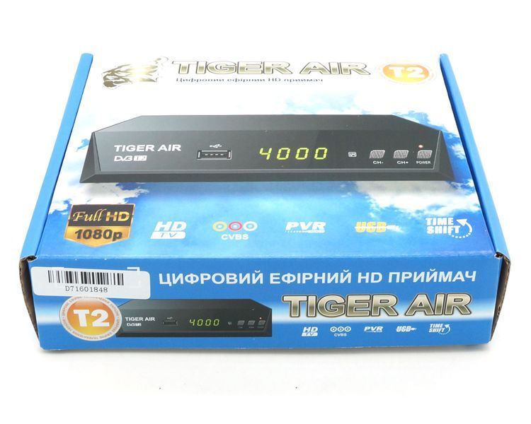Tiger AIR T2 DVB-T2 40008 фото