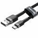 Кабель USB 2.0 TYPE-C Baseus Cafule Gray+Black 1 метр 49756 фото 4