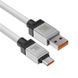 Кабель Baseus USB to Type-C CoolPlay Series Fast Charging Cable 100W 2 метра белый 00-00077932 фото 2